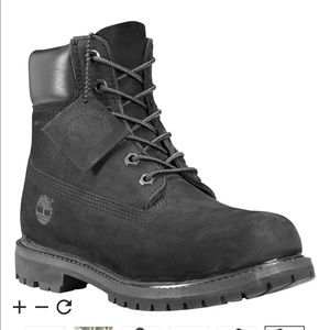 Black Timberland 6.5 Boots